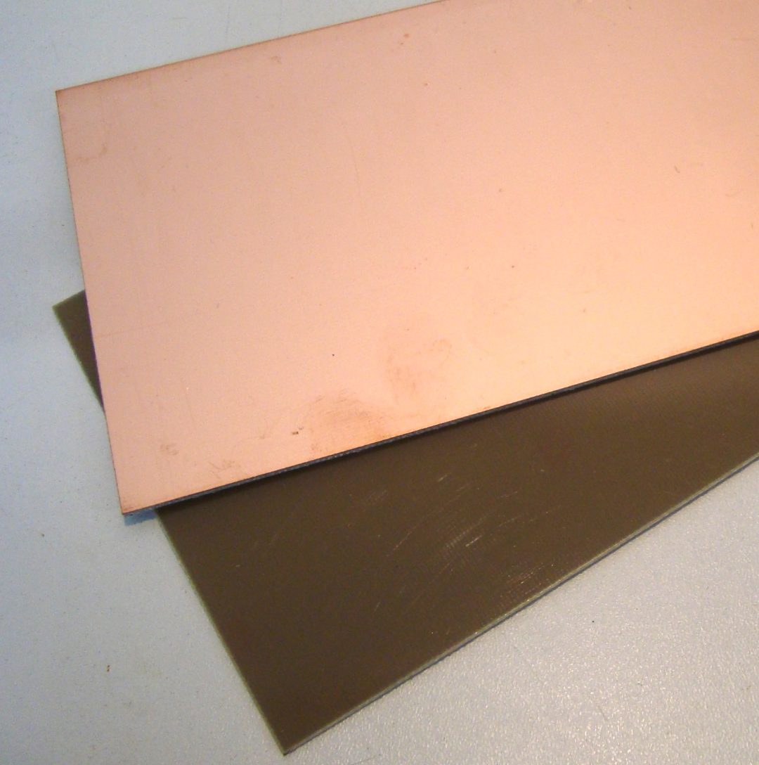 SingleSided Plain Copper Ink Resist Board FR4 with 35μm Copper Thick