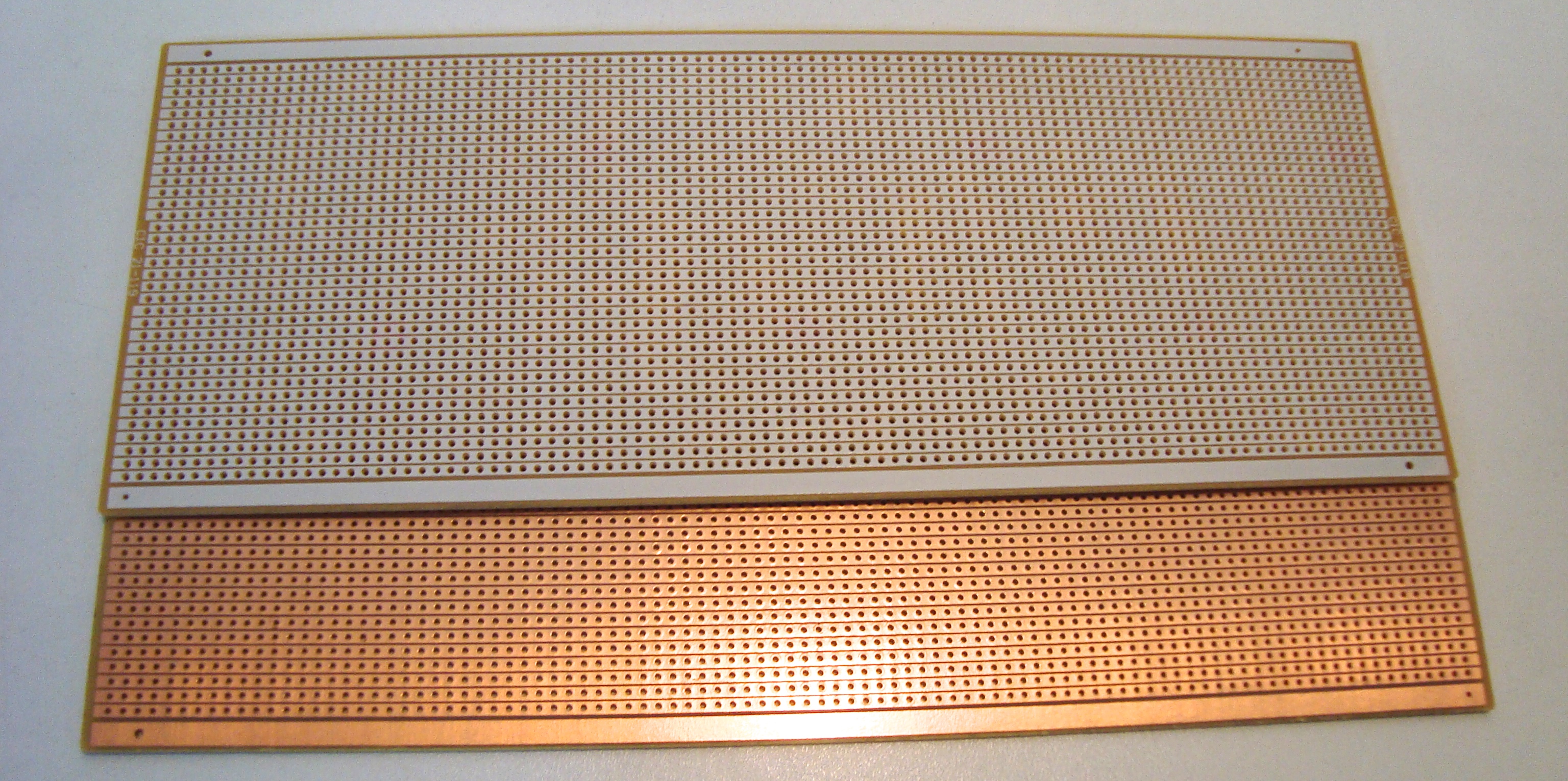 SingleSided Stripboard FR2, 220 x 100 x 1.6mm FR1 Time Travel Audio